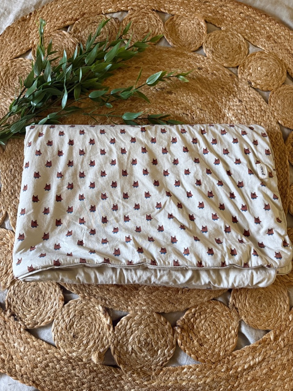 OEUF Toddler Nap Blanket. 34X46